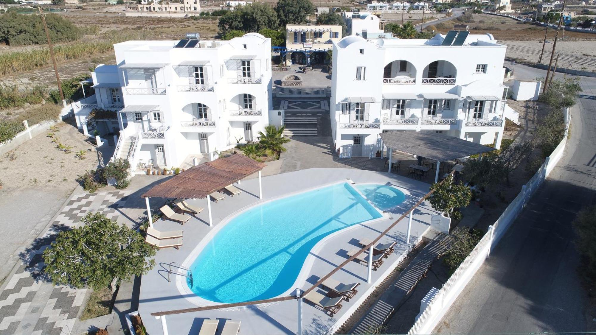 Nostos Studios Perivolos  Buitenkant foto
